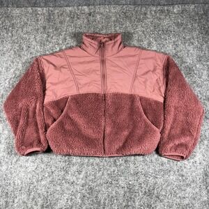 Aéropostale‎ Pink Sherpa Fleece Jacket | Womens Small Cozy Full Zip